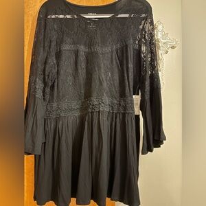 Torrid Black Lace babydoll top